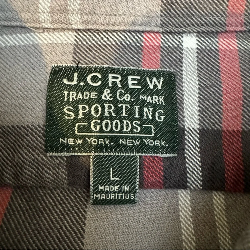 J CREW SPORTING GOODS FLANNEL SHIRT